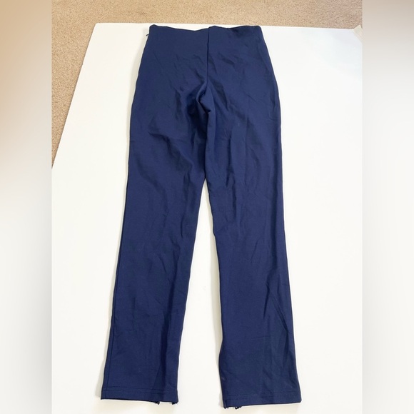 Fabletics Ponte Skinny Zip-split Pants Blue Size Small New with Tags - Picture 3 of 12